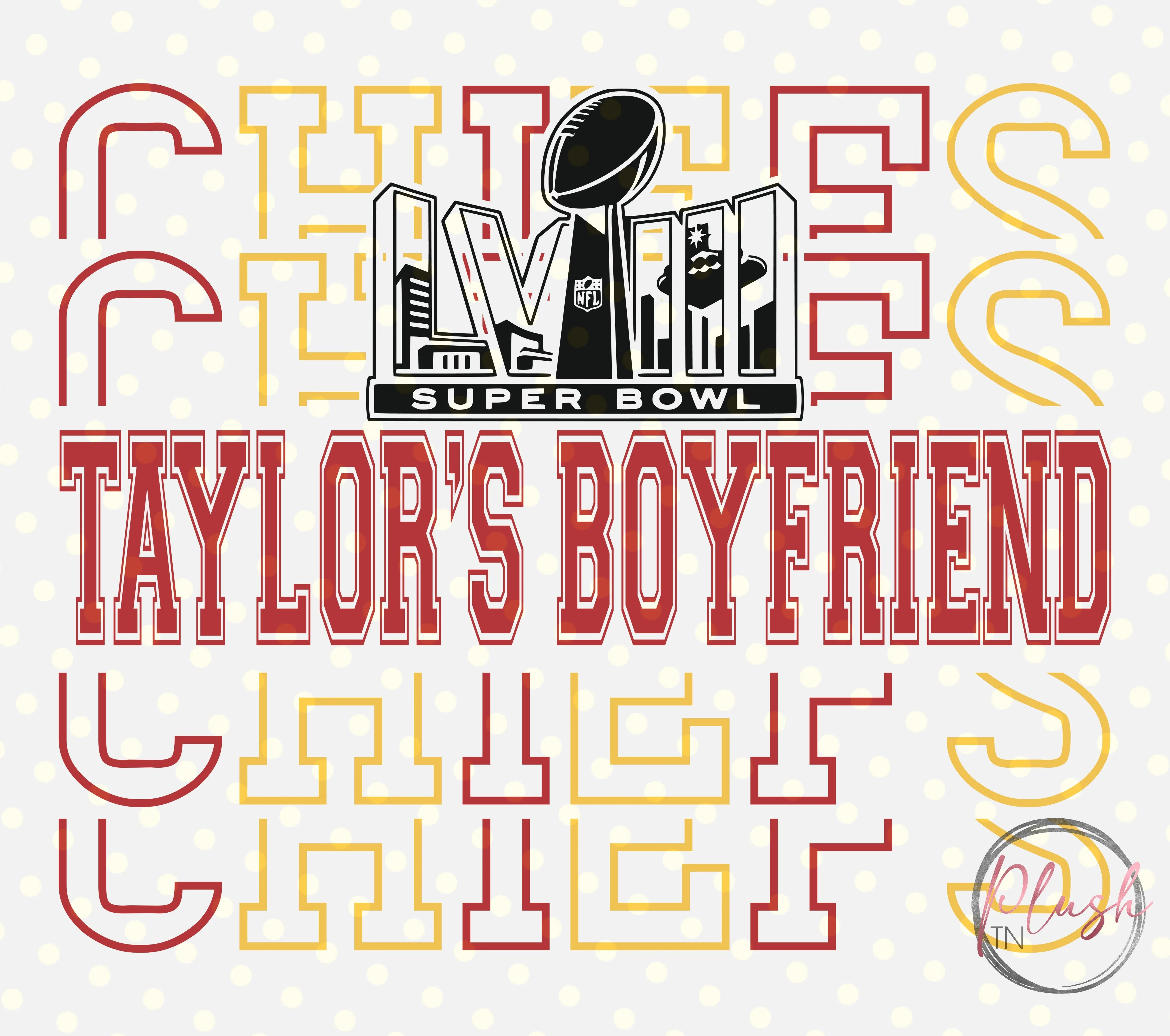 Taylor's Boyfriend Chiefs Super Bowl 2024 Digital File Download