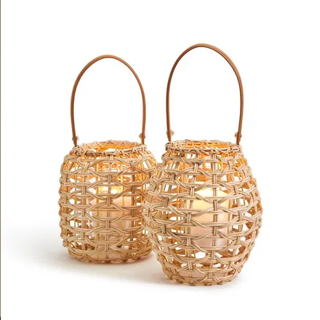 TC - Small Rattan Lantern