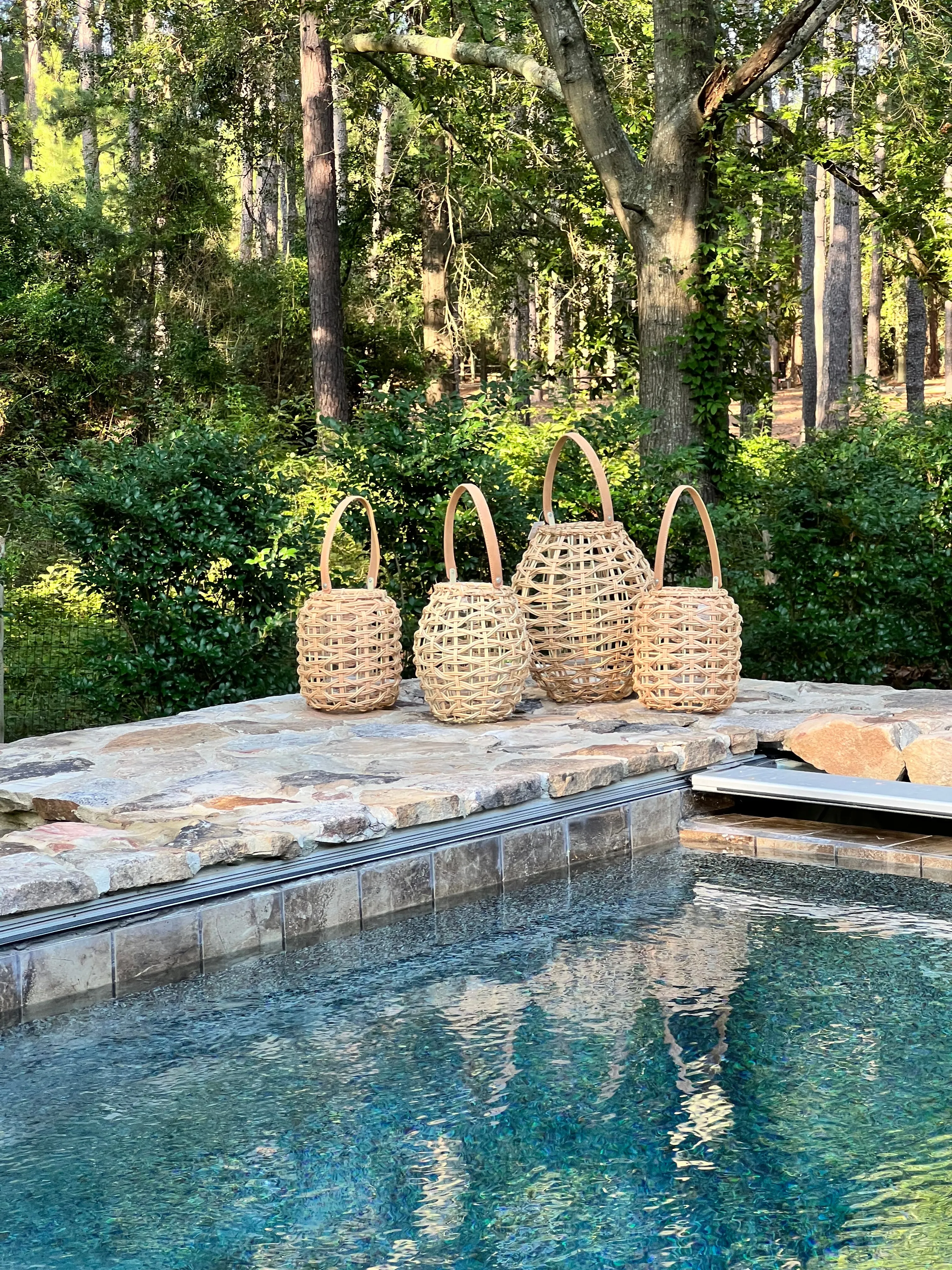 TC - Small Rattan Lantern