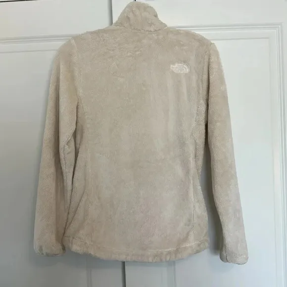 The North Face Osito 1/4 Zip Pullover - Women's Size XS White Dune (Ivory/Cream)