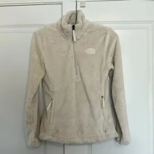The North Face Osito 1/4 Zip Pullover - Women's Size XS White Dune (Ivory/Cream)