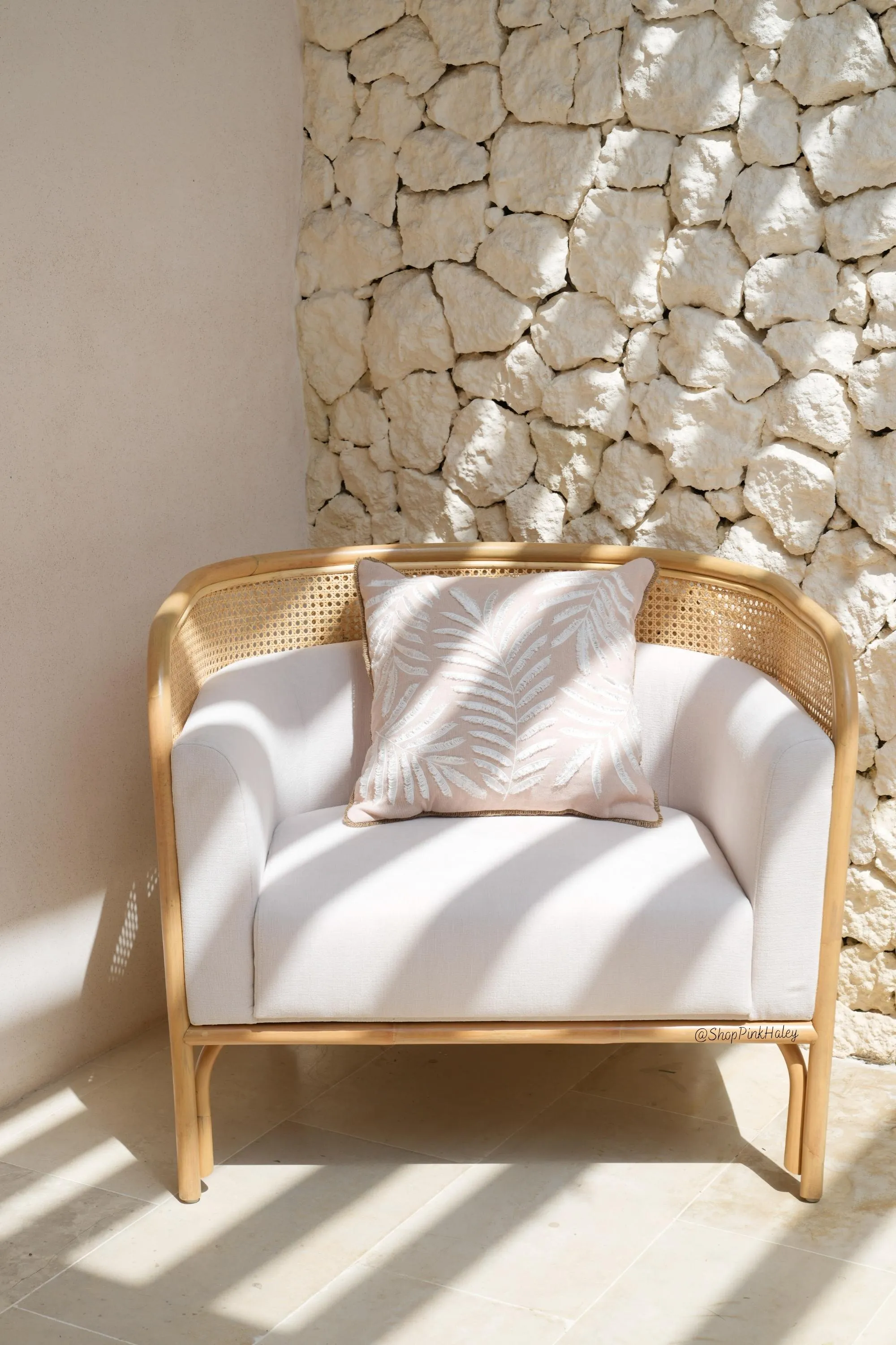 The Paramount Rattan Cane Accent Chair (Set of 2 Chairs)