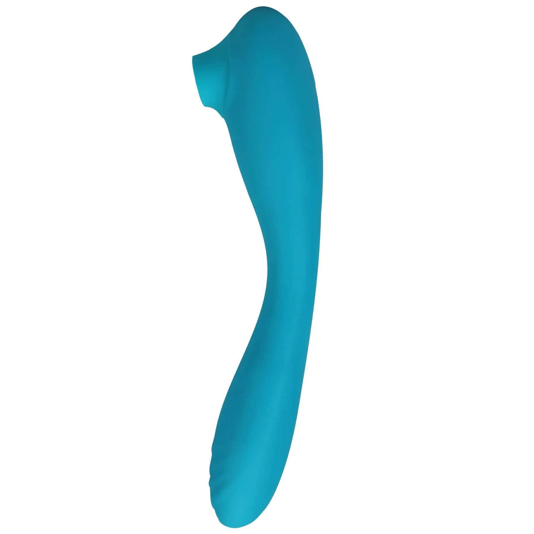 This Product Sucks - Sucking Clitoral Stimulator  With Bendable G-Spot Vibrator - Teal