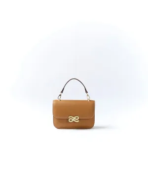 Timeless Sling 18 in Gold Genuine Leather