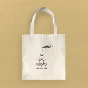 Tower of Glasses - Canvas Tote Bag