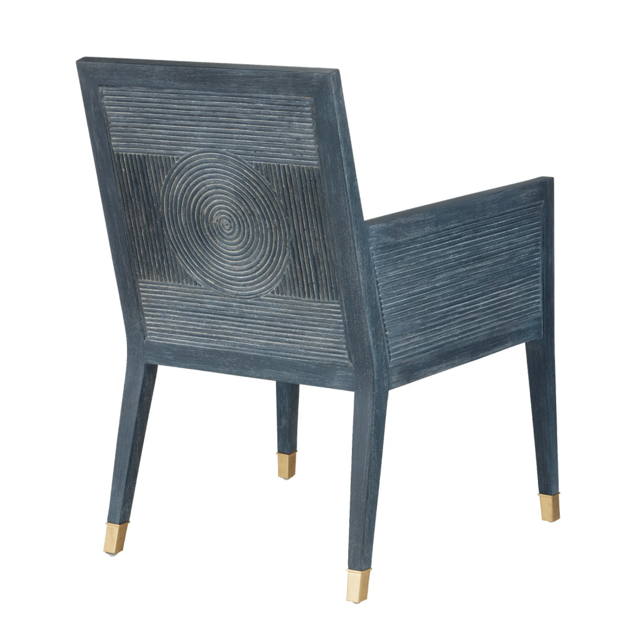 Treasure Cay Navy Dining Armchair
