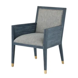 Treasure Cay Navy Dining Armchair
