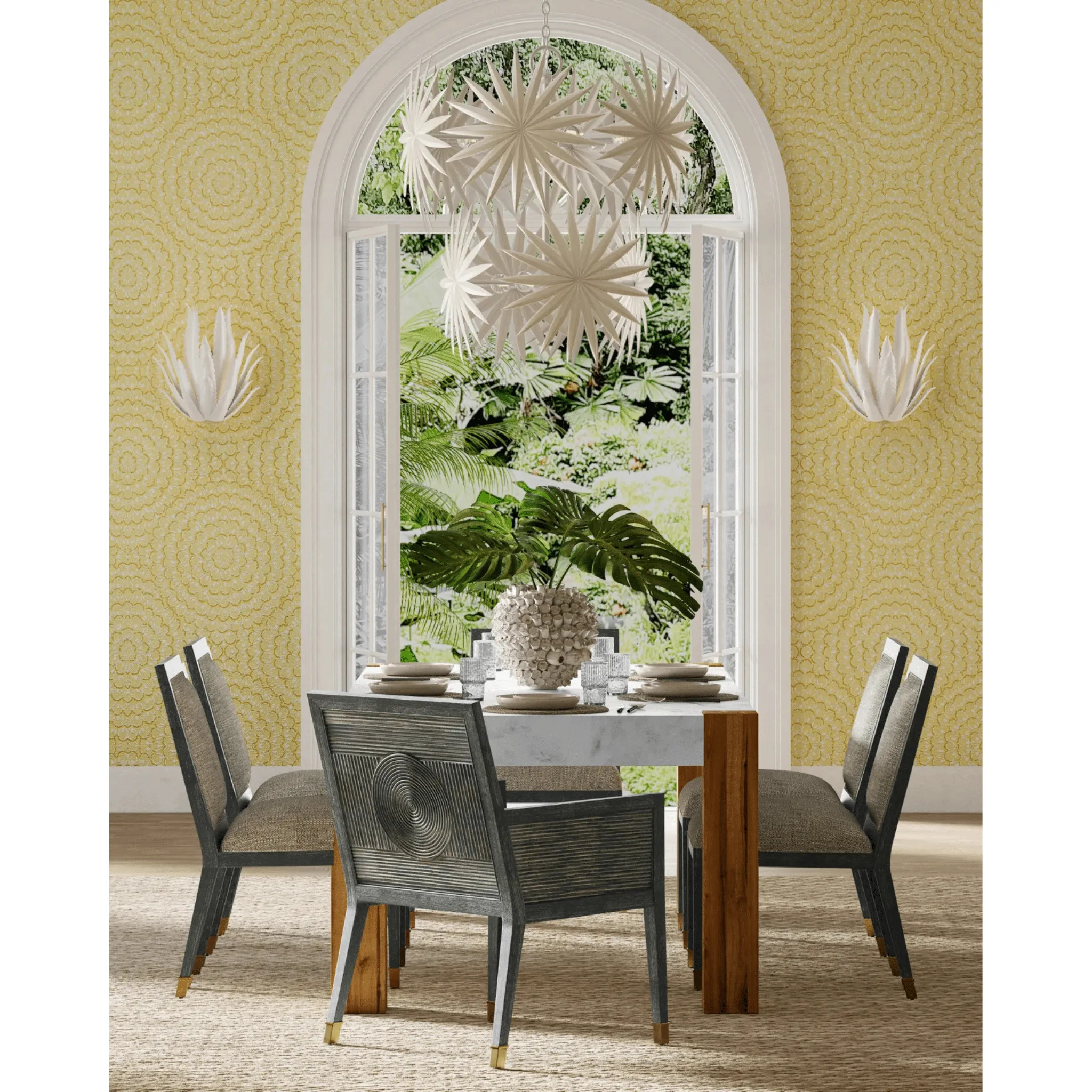 Treasure Cay Navy Dining Armchair