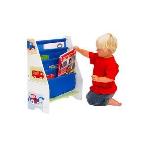 Trucks n Tractors Bookcase | Childrens Bookcase | Nursery Bookshelf