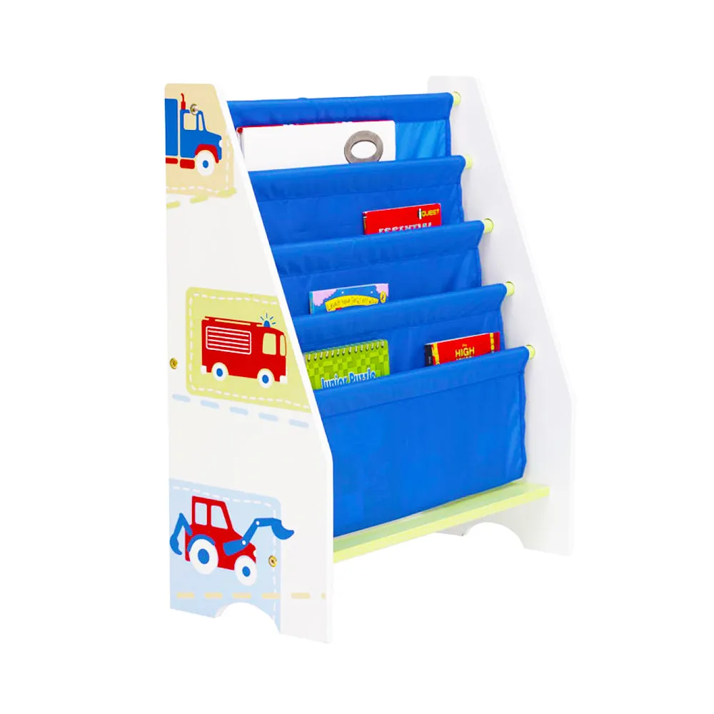 Trucks n Tractors Bookcase | Childrens Bookcase | Nursery Bookshelf