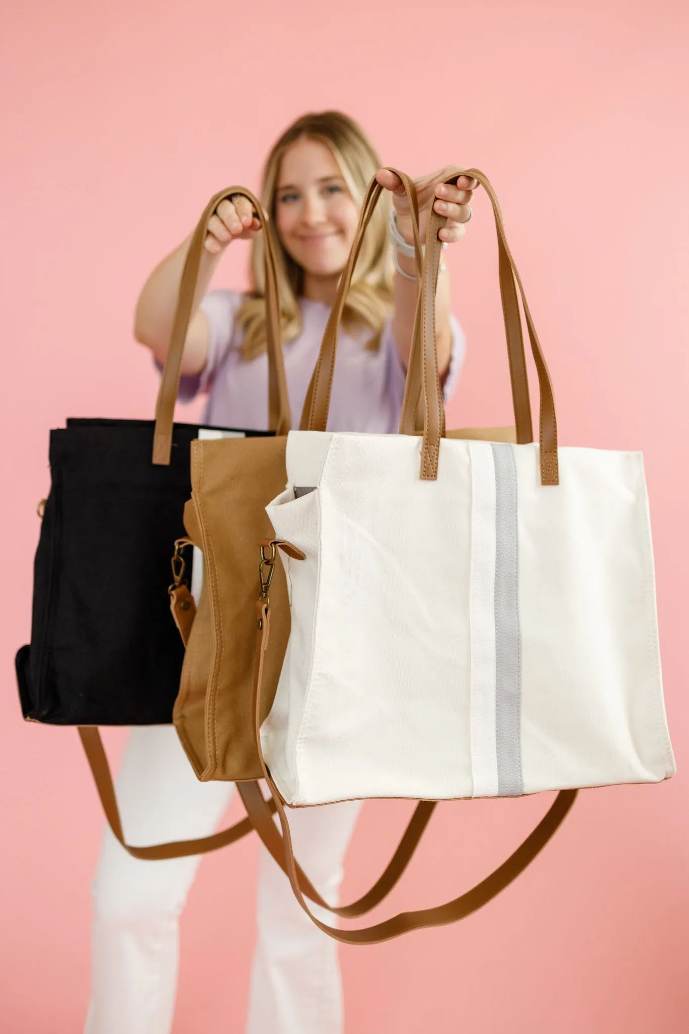 Tula Stripe Tote, VARIOUS