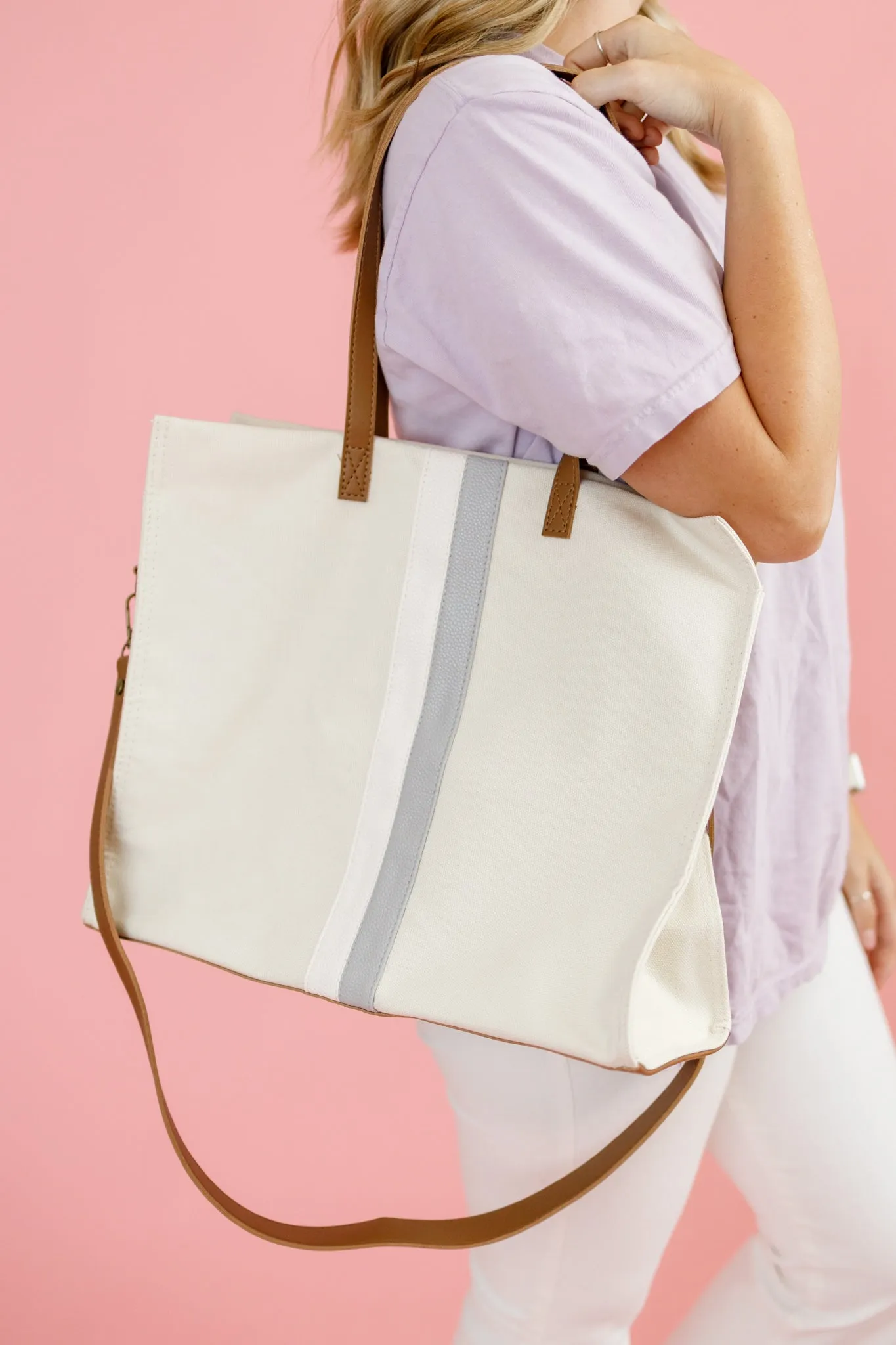 Tula Stripe Tote, VARIOUS