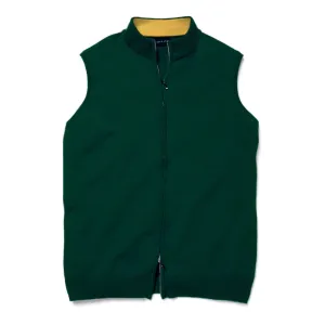 TWO TONE DOUBLE ZIP VEST