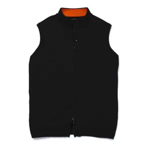 TWO TONE DOUBLE ZIP VEST