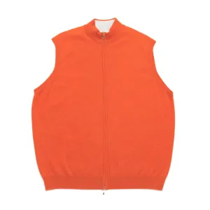 TWO TONE DOUBLE ZIP VEST
