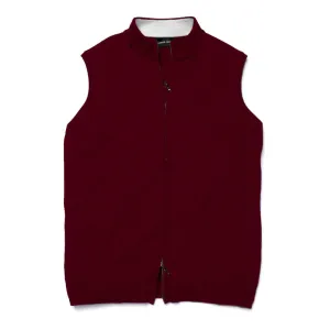 TWO TONE DOUBLE ZIP VEST