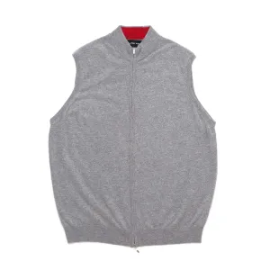 TWO TONE DOUBLE ZIP VEST