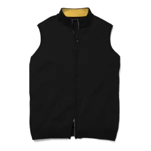 TWO TONE DOUBLE ZIP VEST