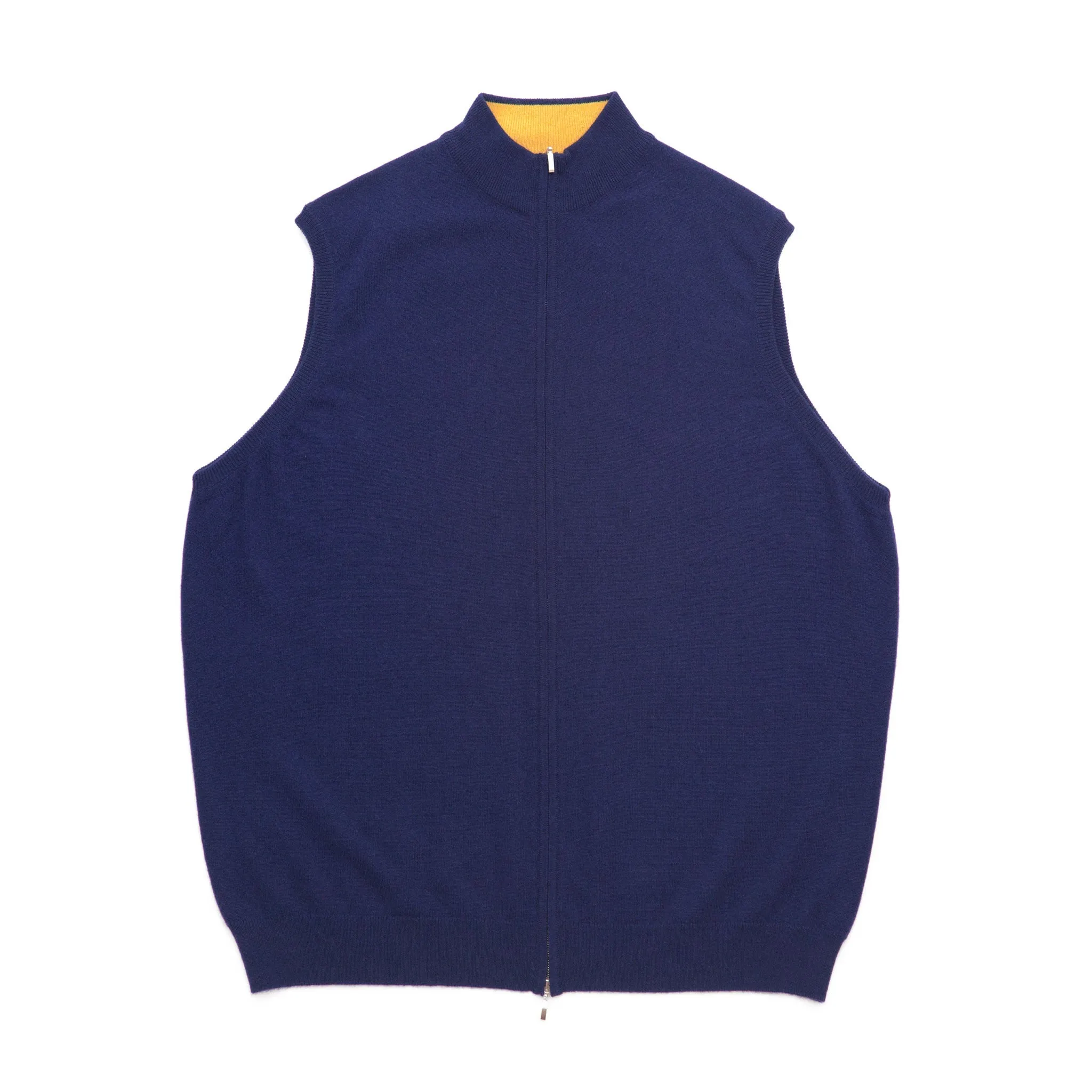 TWO TONE DOUBLE ZIP VEST