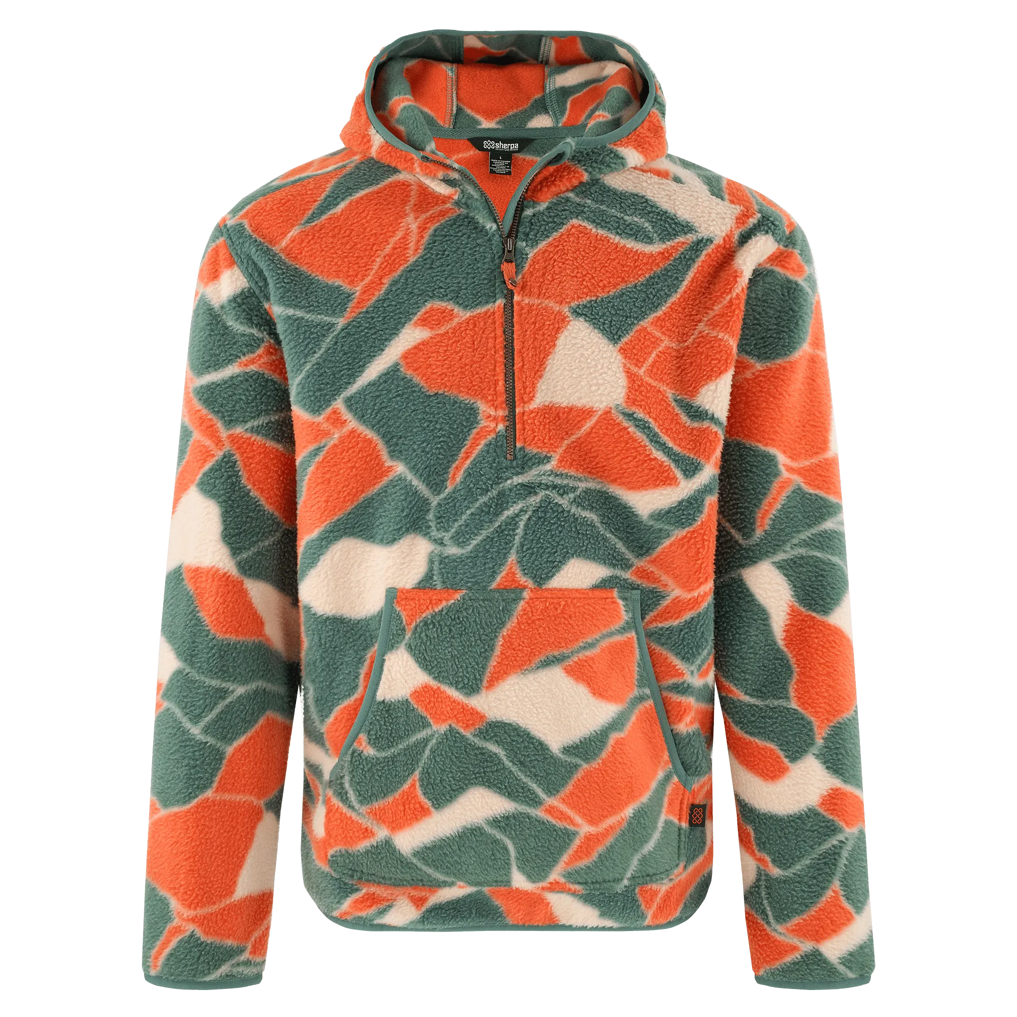 Uddesya Eco Quarter Zip Hoodie - Dark Thyme Himalaya