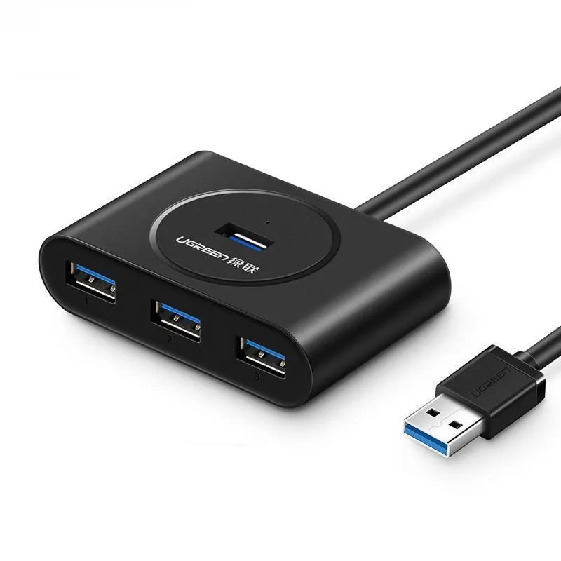 UGREEN USB HUB 3.0 External 4 Port USB Splitter with Micro USB Power Port for iMac
