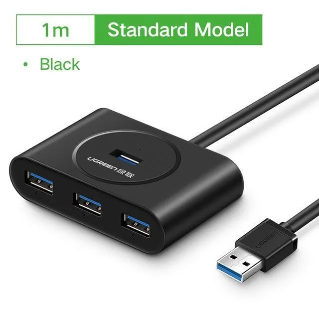 UGREEN USB HUB 3.0 External 4 Port USB Splitter with Micro USB Power Port for iMac