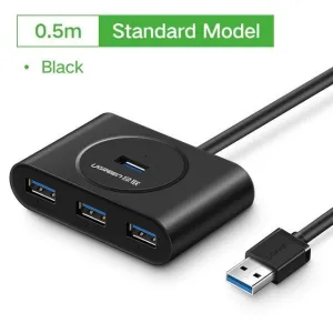 UGREEN USB HUB 3.0 External 4 Port USB Splitter with Micro USB Power Port for iMac