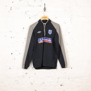 Umbro England 1/4 Zip Training Top - Blue - L