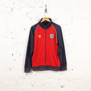 Umbro England Tracksuit Top Jacket - Red - XL