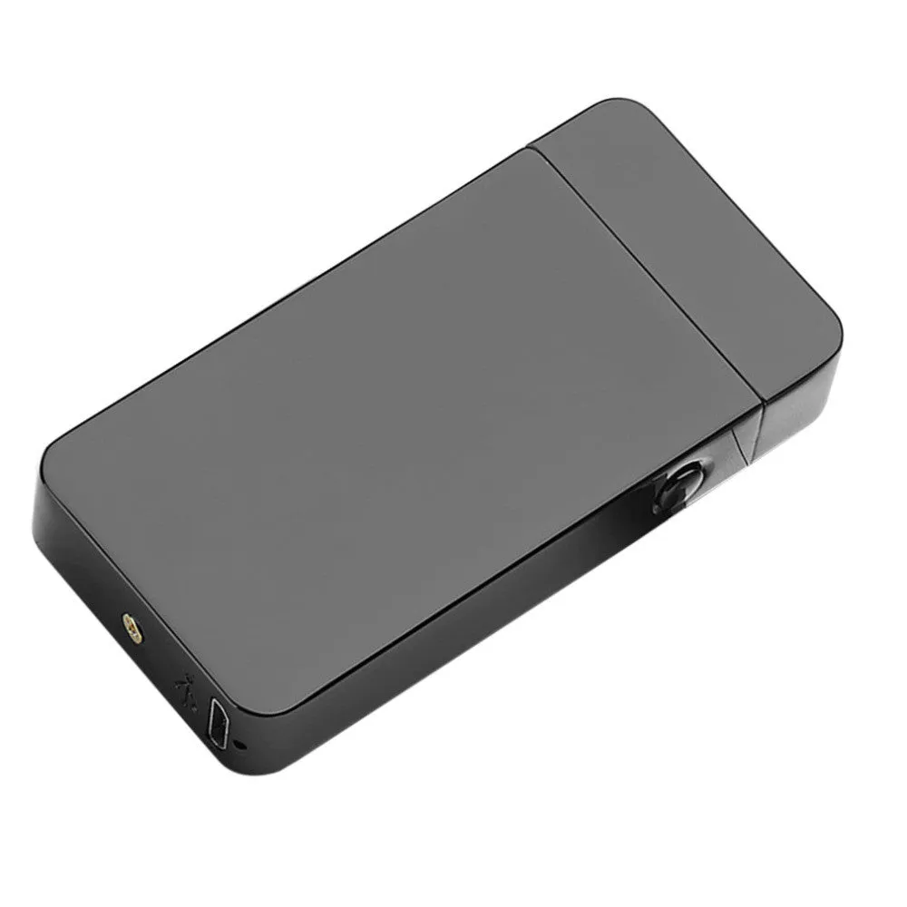 USB Electric Dual Arc Flameless Rechargeable Windproof Lighter.