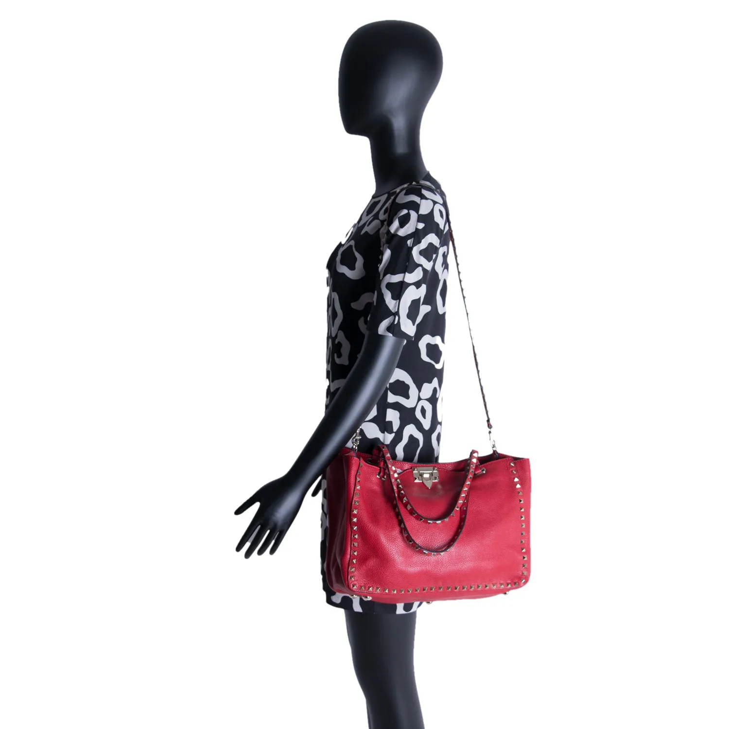 Valentino Medium Rockstud Tote Bag