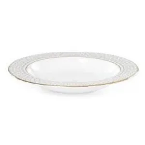 Venetian lace gold rim soup bowl
