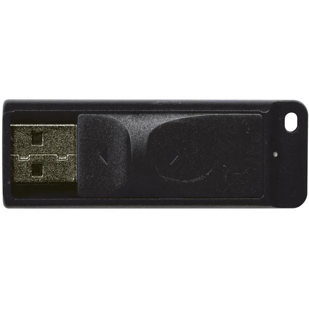 Verbatim 98696 Memoria Usb 16 Gb Slinder Dezlizable Retractil Color Negro