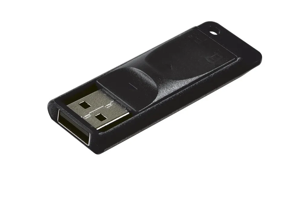 Verbatim 98696 Memoria Usb 16 Gb Slinder Dezlizable Retractil Color Negro