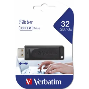 Verbatim 98697 Memoria Usb 2.0 32gb Negra Retractil