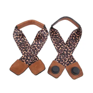 Versa Tote Leopard Guitar Strap Interchangeable Strap