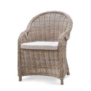 Vineyard Kabu Chair in Rattan Natural