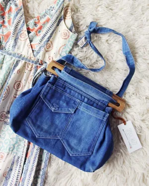 Vintage 70's Denim Tote