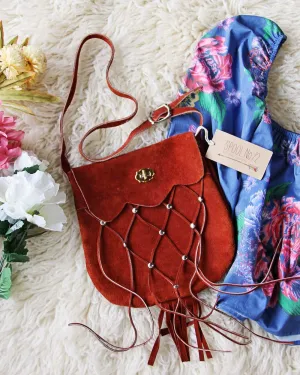 Vintage 70's Suede Tote