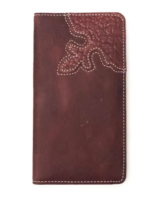 Vintage Bison Yuma Checkbook Wallet