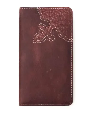 Vintage Bison Yuma Checkbook Wallet