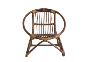 Vintage Mid Century Rattan Kid's Chair