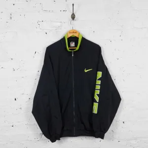 Vintage Nike Tracksuit Top - Black - XXL