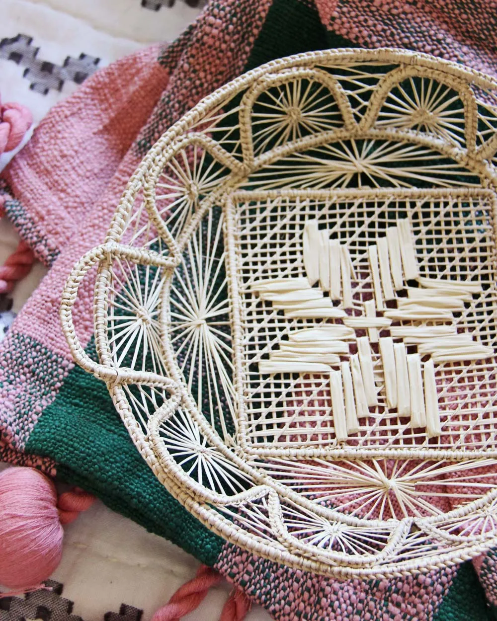 Vintage Rattan Basket