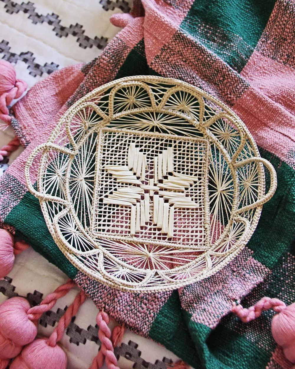 Vintage Rattan Basket