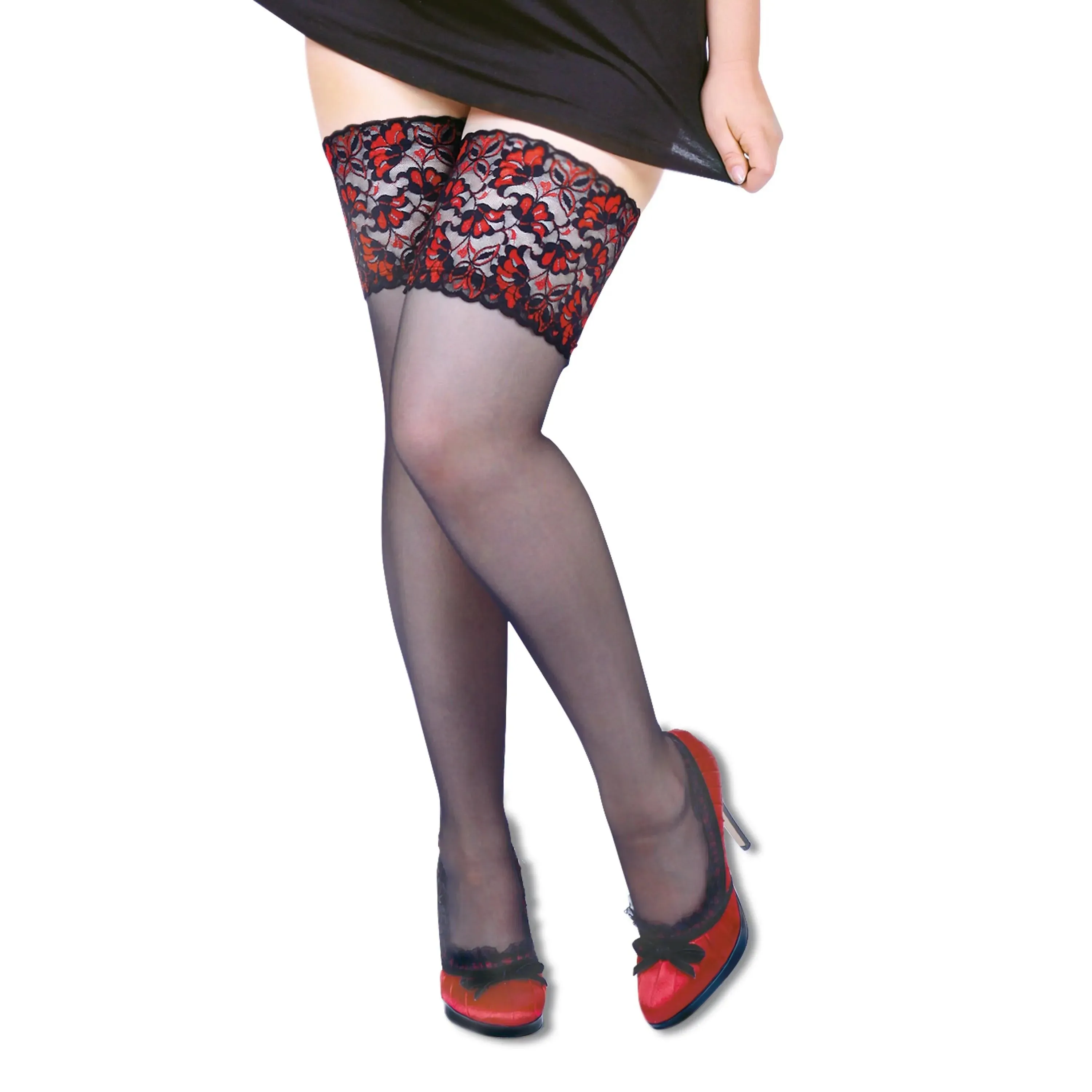 Vivien Lace Teddy Black