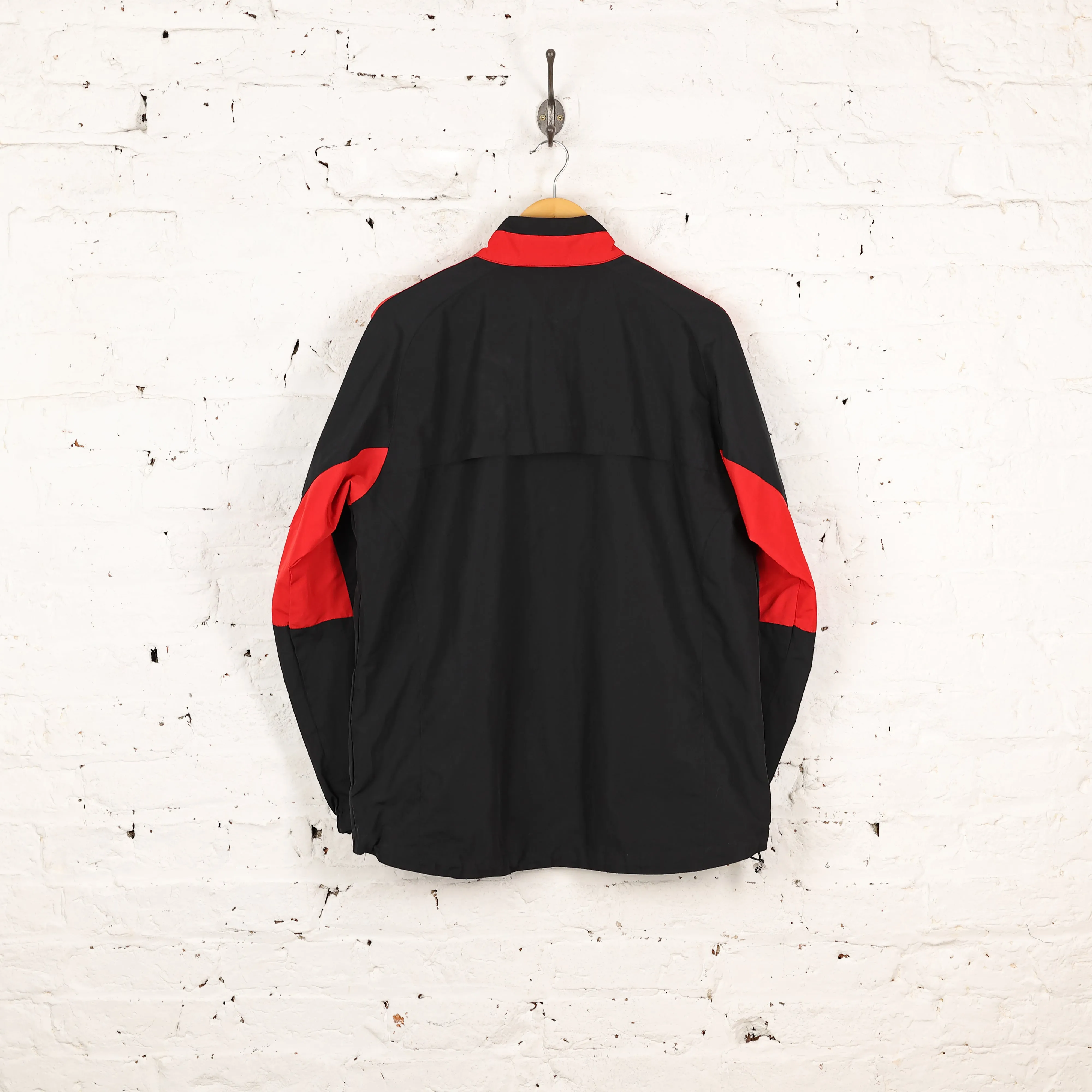 Wales Umbro Football Tracksuit Top - Black - L
