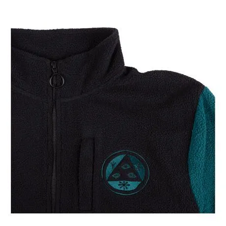 Welcome Talisman Half Zip Sherpa Fleece - Black/Atlantic/Sage
