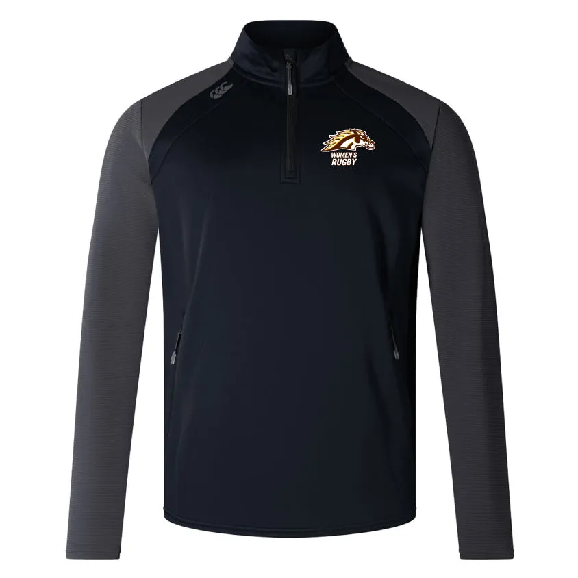 Western Michigan University Women's Rugby Elite 1/4 Zip Top by Canterbury