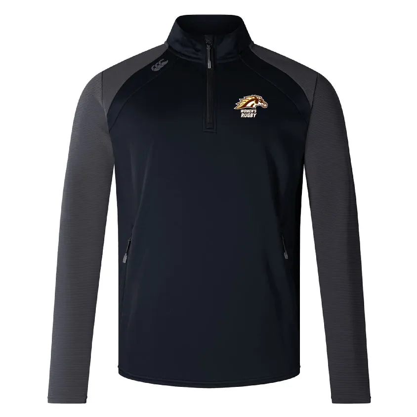 Western Michigan University Women's Rugby Elite 1/4 Zip Top by Canterbury